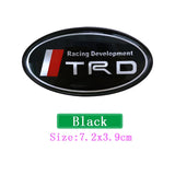 Toyota TRD Elliptical Metal Car Window Sticker Emblem Badge Decal