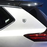 2pcs 39x39mm Mercedes Benz Smart Shield Metal Car Window Sticker Emblem Badge Decal