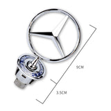 Mercedes Benz Angle Wings Metal Car Front Hood Bonnet Sticker Emblem Badge
