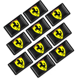 10pcs Ferrari Epoxy Car Armrest Button Sticker