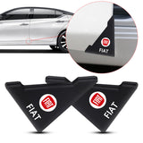 2PCS Fiat Car Door Corner Edge Cover Anti-Scratch Protective Sticker