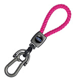 Ford Braided Rope Car Keychain Keyring Pendant