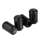 4pcs/set Fiat 500 Logo Matte Car Air Valve Stem Caps Auto Tyre Valve Covers