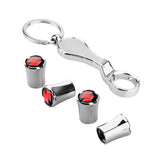 4pcs/set Suzuki Logo Car Air Valve Stem Caps Auto Tyre Valve Covers
