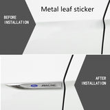 2pcs Ford Logo Metal Car Side Fender Sticker Emblem Badge