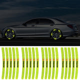 20pcs/set Mazda Car Wheel Rim Warning Reflective Emblem Stickers
