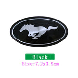Ford Mustang Elliptical Metal Car Window Sticker Emblem Badge Decal