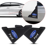 2PCS Ford Musatng Car Door Corner Edge Cover Anti-Scratch Protective Sticker