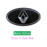 Renault Elliptical Metal Car Window Sticker Emblem Badge Decal