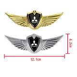 Mitsubishi Logo 3D Metal Wing Car Emblem Sticker Badge Decal
