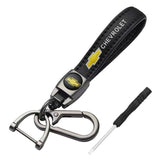 Chevrolet PU Leather Car Keyring Keychain