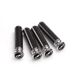 4pcs/set Opel Logo Carbon Fiber Car Door Bolt Lock Pins Gate Lock Screws