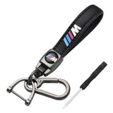 BMW M Power PU Leather Car Keyring Keychain
