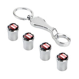 4pcs/set SEAT Logo Car Air Valve Stem Caps Auto Tyre Valve Covers