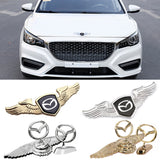 Mazda Angle Wings Metal Car Front Hood Bonnet Sticker Emblem Badge