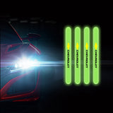 4pcs Chevrolet Luminous Car Door Bumper Strip Anti-collision Protection Sticker