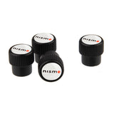 4pcs/set Nissan Nismo GTR Logo Car Air Valve Stem Caps Auto Tyre Valve Covers