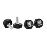 4pcs/set Maserati Logo Stainless Steel Car License Plate Bolts