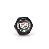 4pcs/set Cadillac Logo Stainless Steel Car License Plate Bolts