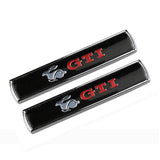 2pcs Volkswagen GTI Racing Metal Car Sticker Emblem Badge Decal Decoration