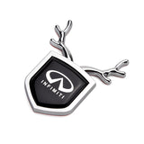 Infiniti ABS Deer Car Rear Sticker Shield Trunk Emblem Badge Decal