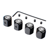 4pcs/set Alfa Romeo Anti-Theft Car Air Valve Stem Cap Auto Tyre Valve Covers