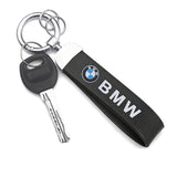 BMW PU Leather Car Logo Keychain