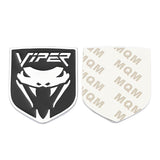 Dodge Viper Logo Metal Car Front Grille Emblem Badge Rear Sticker Decal