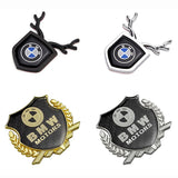BMW Carbon Fiber Car Rear Shield Sticker Auto Body Window Emblem Badge Decal
