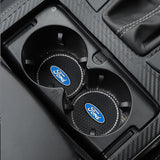 2PCS Ford Mustang Diamond Car Water Coaster Cup Mat