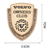 Volvo Metal Shield Car Rear Sticker Auto Window Emblem Badge Decal