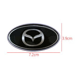 Mazda Elliptical Metal Car Window Sticker Emblem Badge Decal