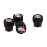 4pcs/set Cadillac Logo Car Air Valve Stem Caps Auto Tyre Valve Covers