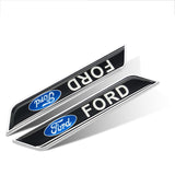 2pcs Ford Logo Car Fender Side Sticker Decal Emblem Badge