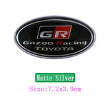 Toyota TRD Elliptical Metal Car Window Sticker Emblem Badge Decal