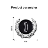 Lincoln Metal Car Rear Sticker Trunk Emblem Badge Decal