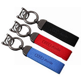 Audi RS Sline Suede Metal Car Keyring Pendant