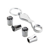 4pcs/set Fiat 500 Logo Car Air Valve Stem Caps Auto Tyre Valve Covers