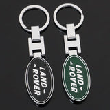 Land Rover Metal PU Leather Car Keychain Keyring