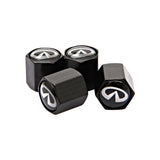 4pcs/set Infiniti Car Air Valve Stem Cap Auto Tyre Valve Covers