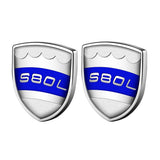 2pcs Volvo S40 S60 S80 S90 C30 V40 V60 V90 XC40 XC60 XC90 Metal Car Rear Sticker Decal Emblem Badge