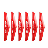6pcs Mercedes Benz AMG TPU Car Door Anti-collision Protective Stickers Bumper Strip Decal