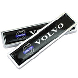 2pcs/set Volvo Logo Metal Car Side Sticker Auto Emblem Badge