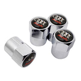 4pcs/set Audi Logo Car Tire Valve Caps Auto Tyre Wheel Air Covers Air Caps