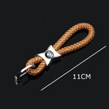 BMW M Power Logo Braided Rope Car Keychain Keyring