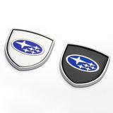 2pcs 39x39mm Subaru Shield Metal Car Window Sticker Emblem Badge Decal