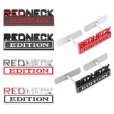 Jeep Redneck Edition Metal Car Front Grille Emblem Badge Auto Rear Sticker Decal