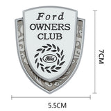 Ford Shield Metal Car Rear Sticker Auto Window Emblem Badge Decal
