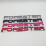 Subaru Forester Metal Letter Car Rear Sticker Decal Emblem Badge