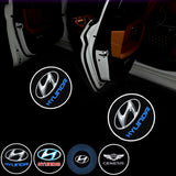 2pcs Hyundai Wireless Car Welcome Door Laser Projection LED Light